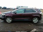 2018 Ford Edge Sel Purple vin: 2FMPK4J84JBC42144