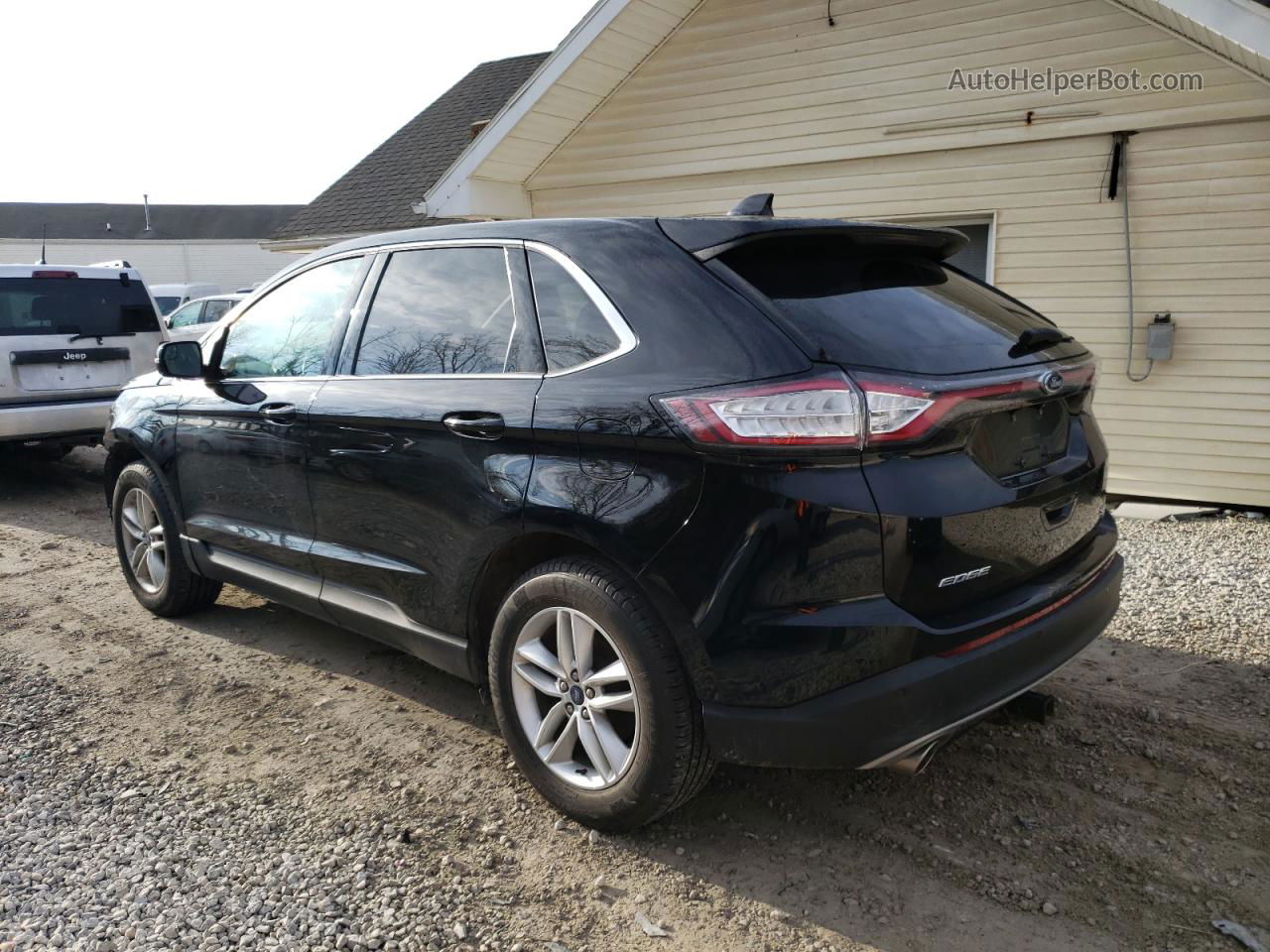 2018 Ford Edge Sel Black vin: 2FMPK4J84JBC58859