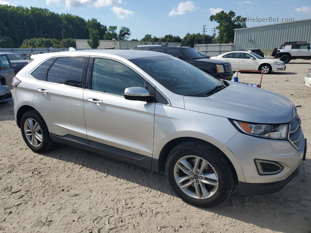 2016 Ford Edge Sel Серебряный vin: 2FMPK4J85GBB42997