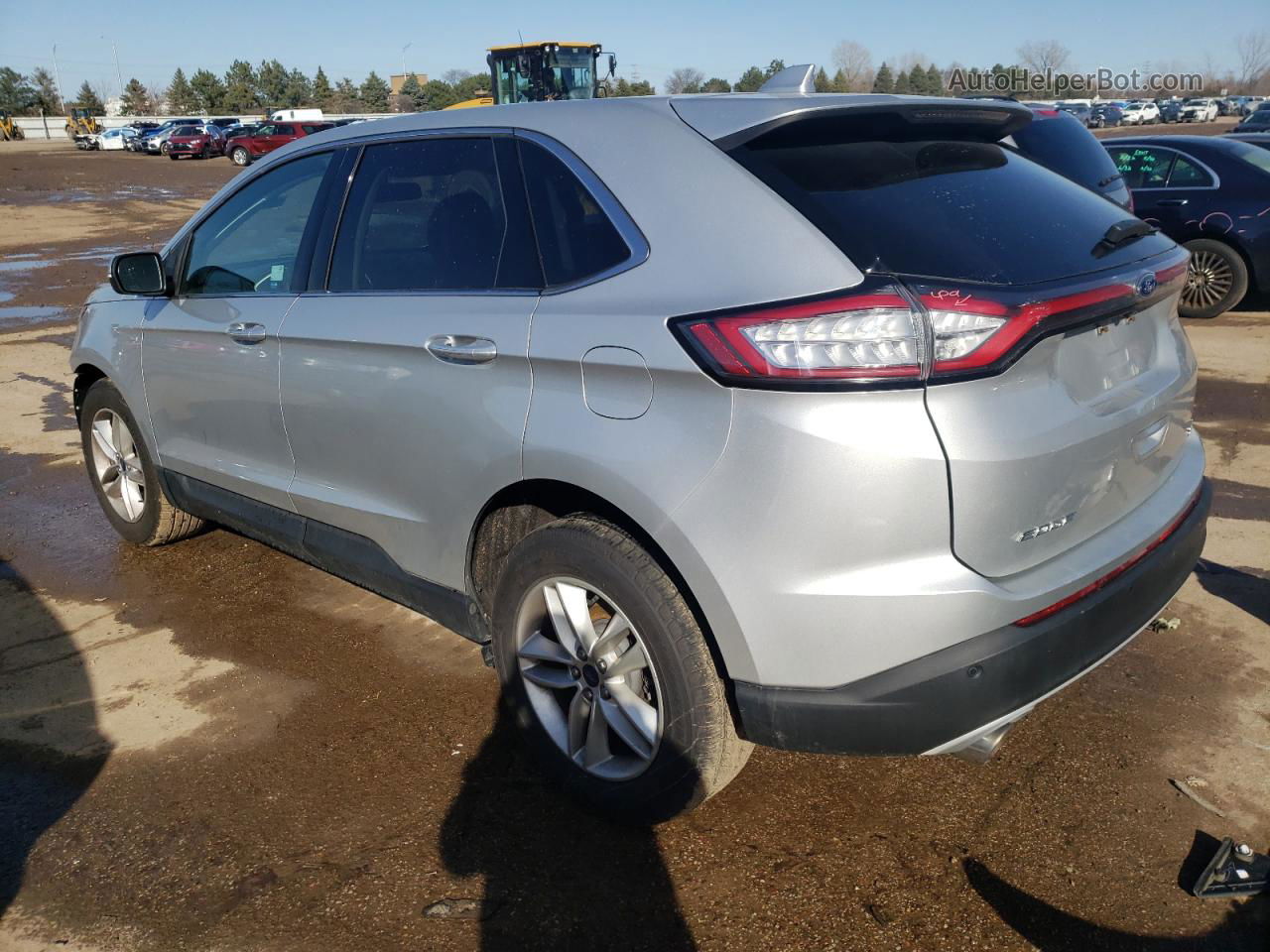 2016 Ford Edge Sel Silver vin: 2FMPK4J85GBC04883