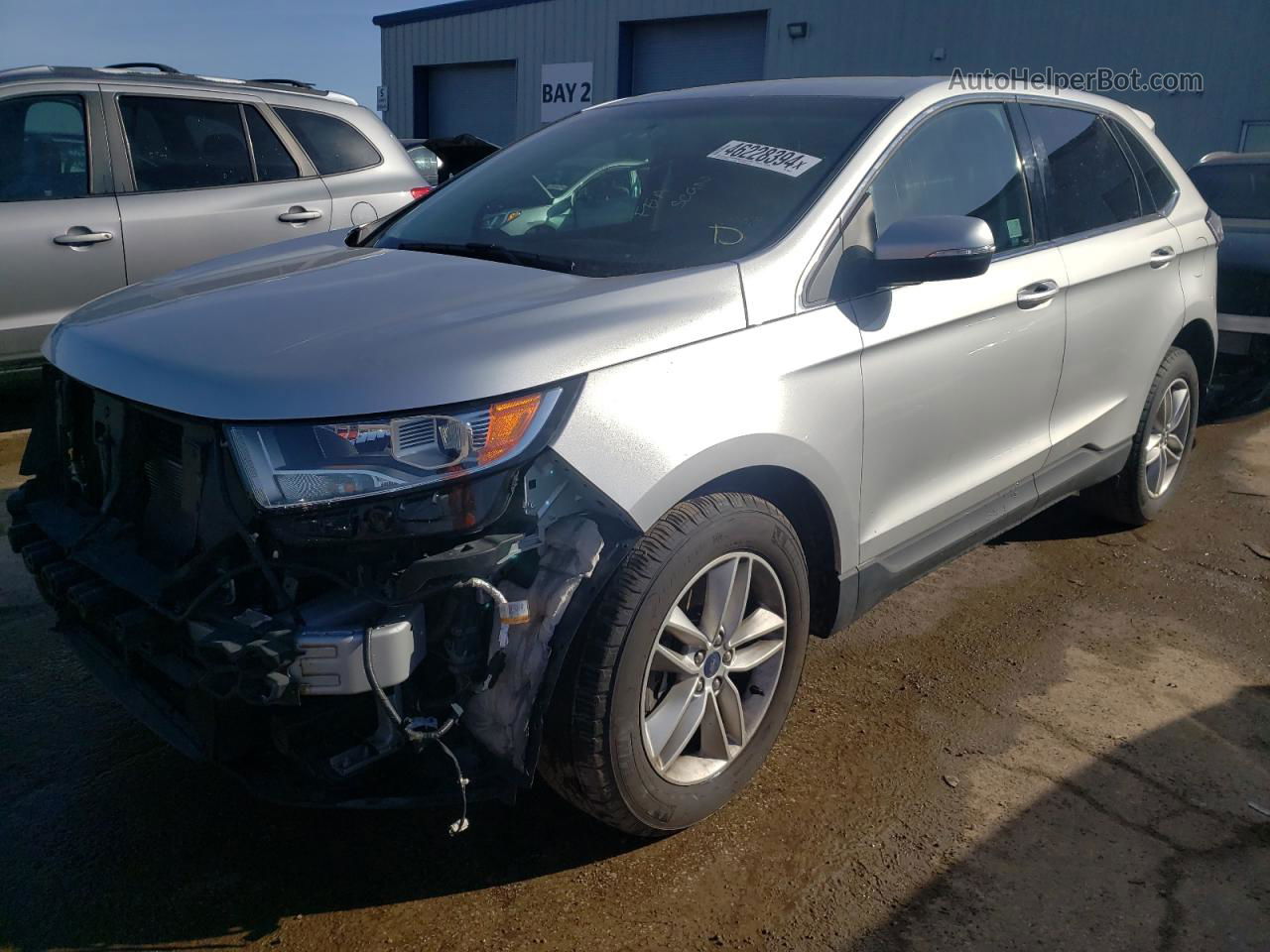 2016 Ford Edge Sel Серебряный vin: 2FMPK4J85GBC04883