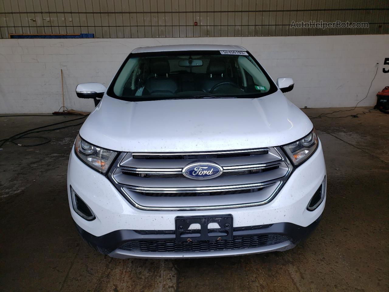 2017 Ford Edge Sel Белый vin: 2FMPK4J85HBB40071