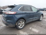 2017 Ford Edge Sel Blue vin: 2FMPK4J85HBC53177