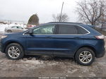 2017 Ford Edge Sel Синий vin: 2FMPK4J85HBC53177