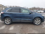 2017 Ford Edge Sel Синий vin: 2FMPK4J85HBC53177