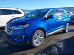 2018 Ford Edge Sel Синий vin: 2FMPK4J85JBC15275