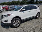 2016 Ford Edge Sel White vin: 2FMPK4J86GBB67617