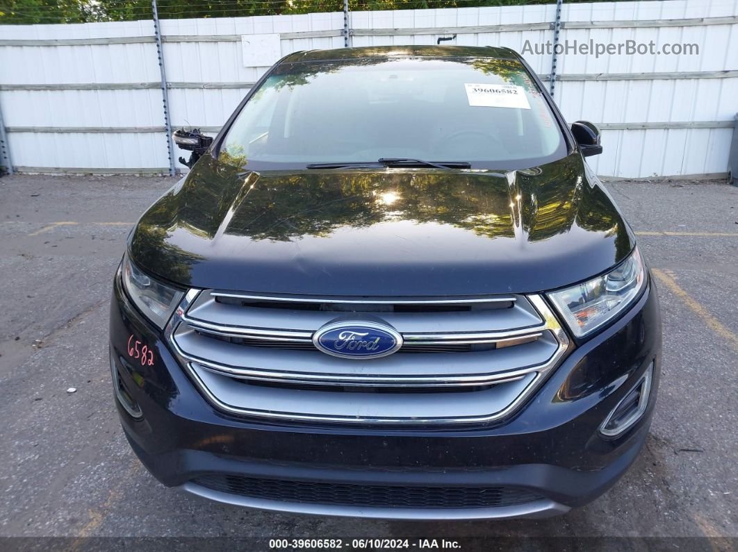 2017 Ford Edge Sel Black vin: 2FMPK4J86HBB26583