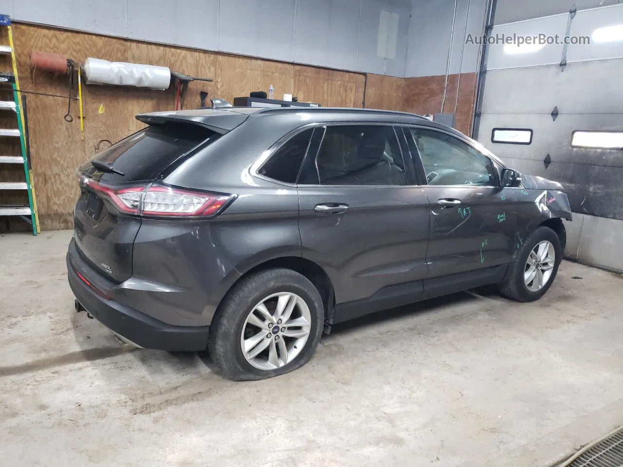 2017 Ford Edge Sel Угольный vin: 2FMPK4J86HBB26731