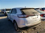 2017 Ford Edge Sel Белый vin: 2FMPK4J86HBB73368