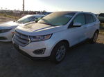 2017 Ford Edge Sel White vin: 2FMPK4J86HBB73368