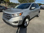 2017 Ford Edge Sel Silver vin: 2FMPK4J86HBB94852