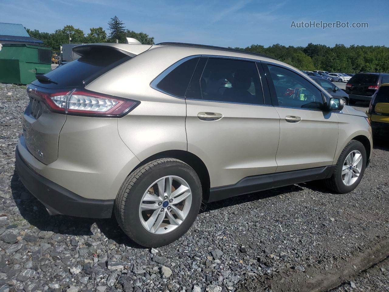 2018 Ford Edge Sel Gold vin: 2FMPK4J86JBB11586