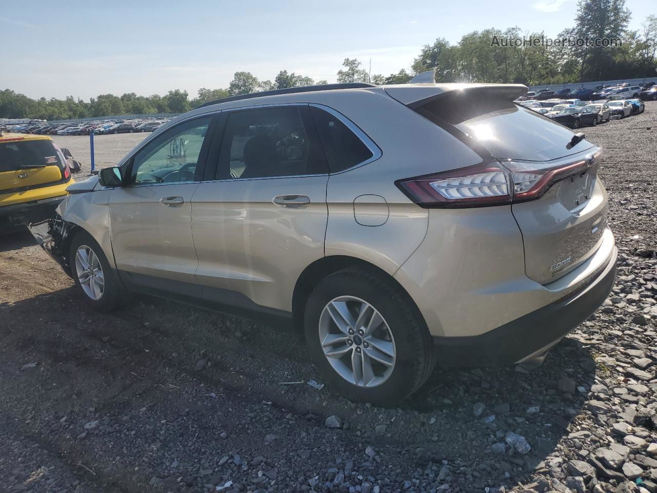 2018 Ford Edge Sel Gold vin: 2FMPK4J86JBB11586