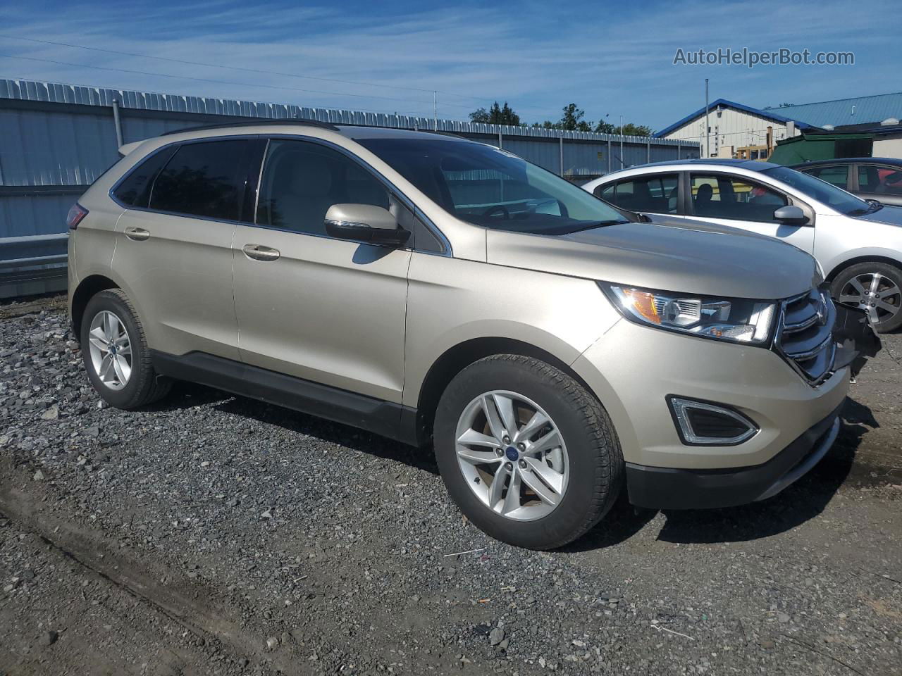 2018 Ford Edge Sel Gold vin: 2FMPK4J86JBB11586