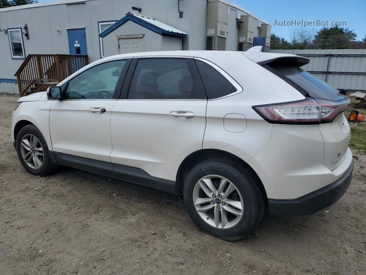 2016 Ford Edge Sel White vin: 2FMPK4J87GBB84653