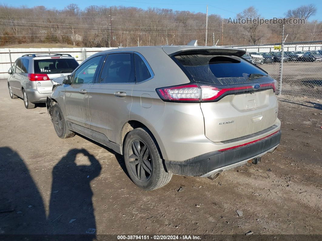 2017 Ford Edge Sel Silver vin: 2FMPK4J87HBC02425