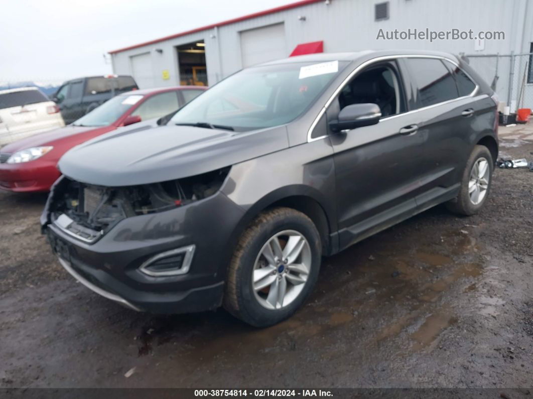 2016 Ford Edge Sel Gray vin: 2FMPK4J88GBB95967