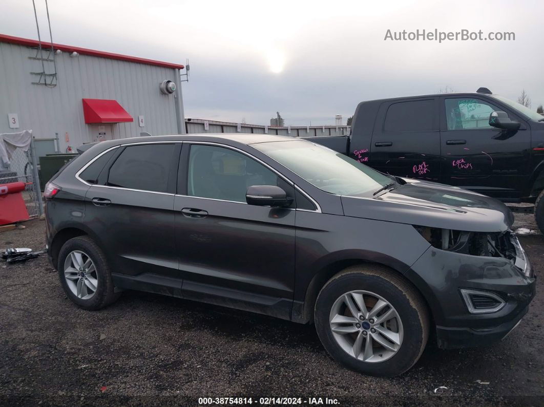 2016 Ford Edge Sel Gray vin: 2FMPK4J88GBB95967