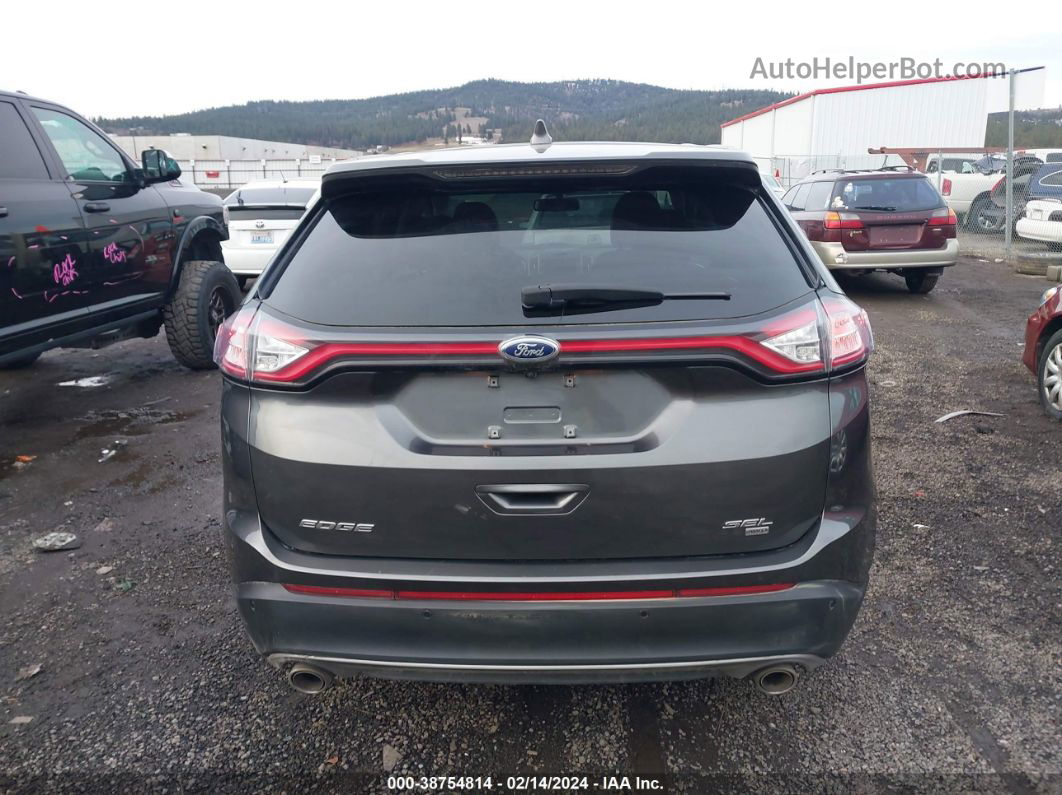 2016 Ford Edge Sel Серый vin: 2FMPK4J88GBB95967