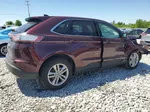 2017 Ford Edge Sel Burgundy vin: 2FMPK4J88HBB73405