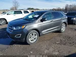 2017 Ford Edge Sel Gray vin: 2FMPK4J88HBC51164