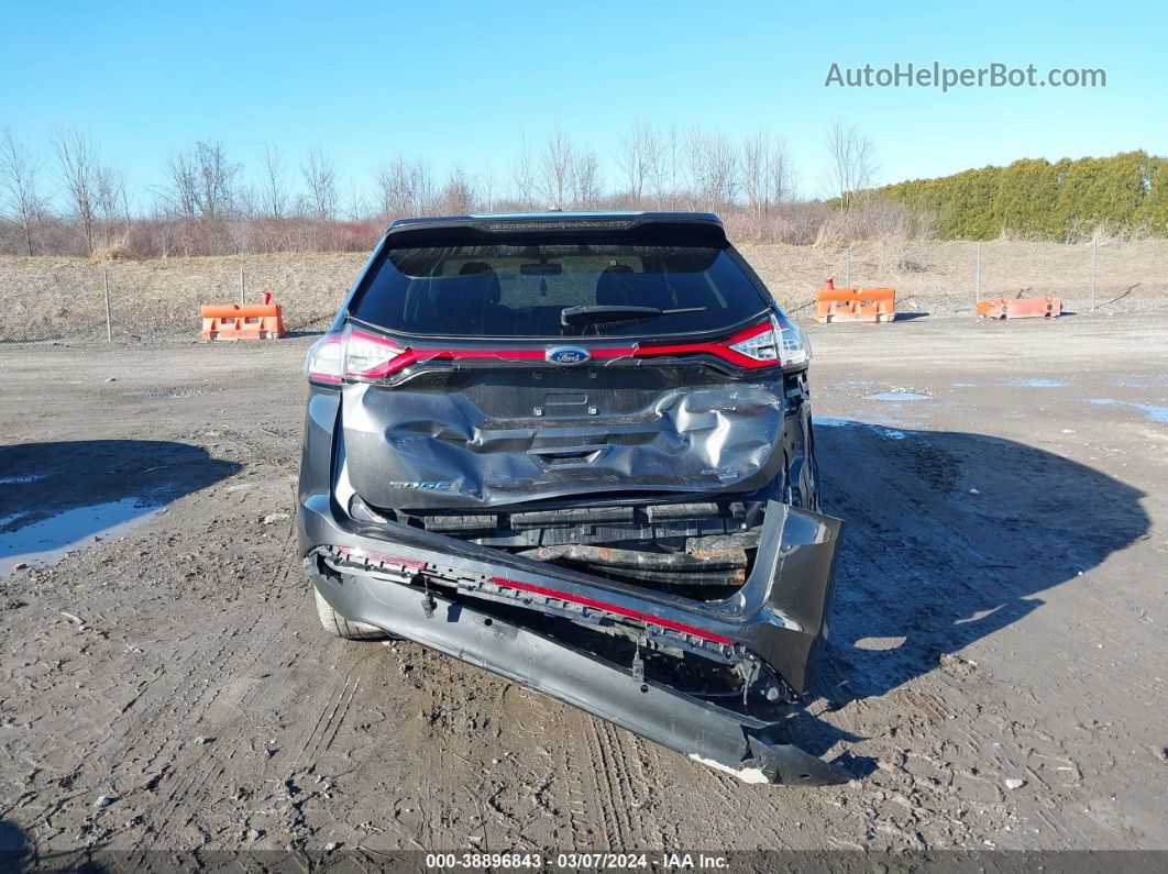 2017 Ford Edge Sel Gray vin: 2FMPK4J88HBC51164