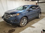 2018 Ford Edge Sel Blue vin: 2FMPK4J88JBB37378