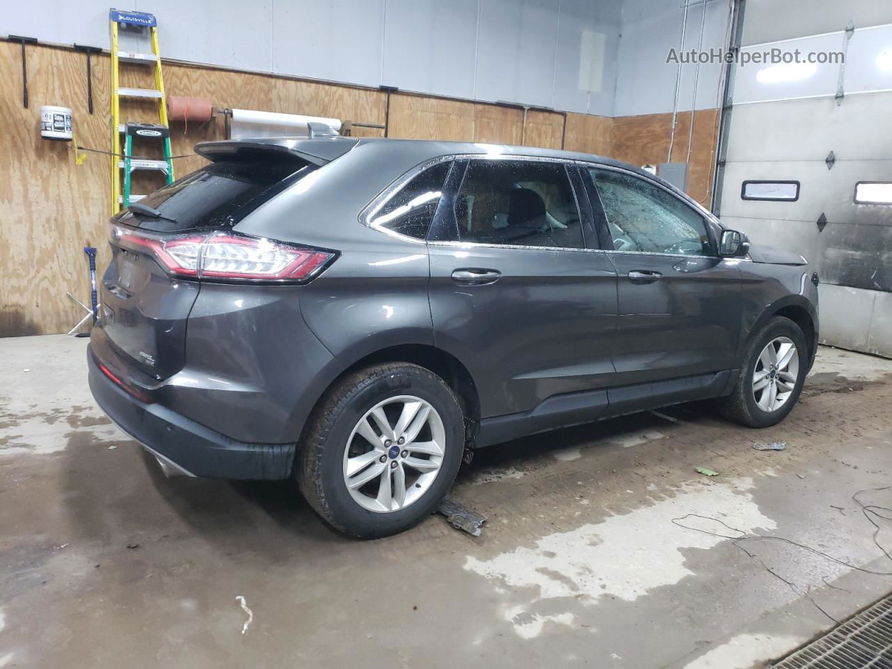 2018 Ford Edge Sel Gray vin: 2FMPK4J88JBC04240