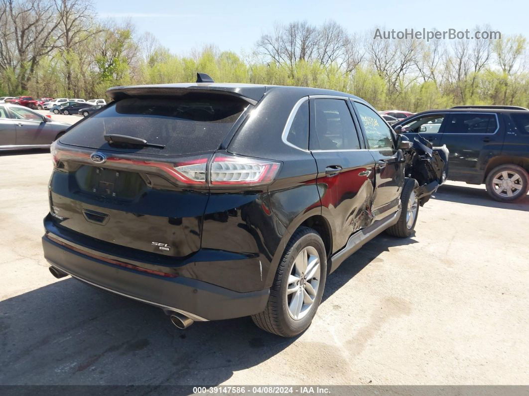 2016 Ford Edge Sel Black vin: 2FMPK4J89GBB44588