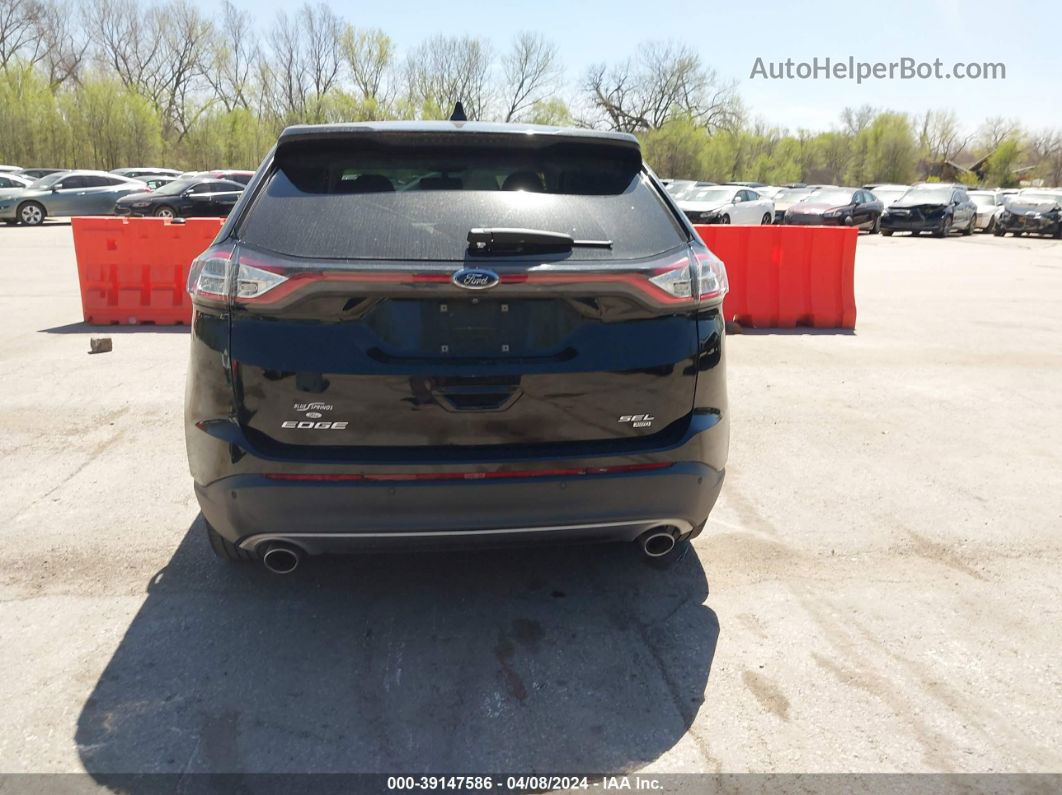 2016 Ford Edge Sel Black vin: 2FMPK4J89GBB44588