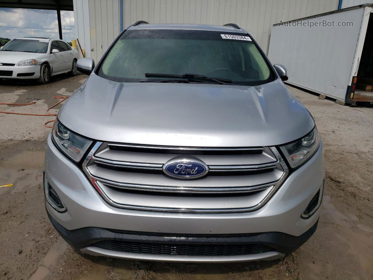 2018 Ford Edge Sel Silver vin: 2FMPK4J89JBB74827