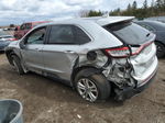 2016 Ford Edge Sel Silver vin: 2FMPK4J8XGBB19585