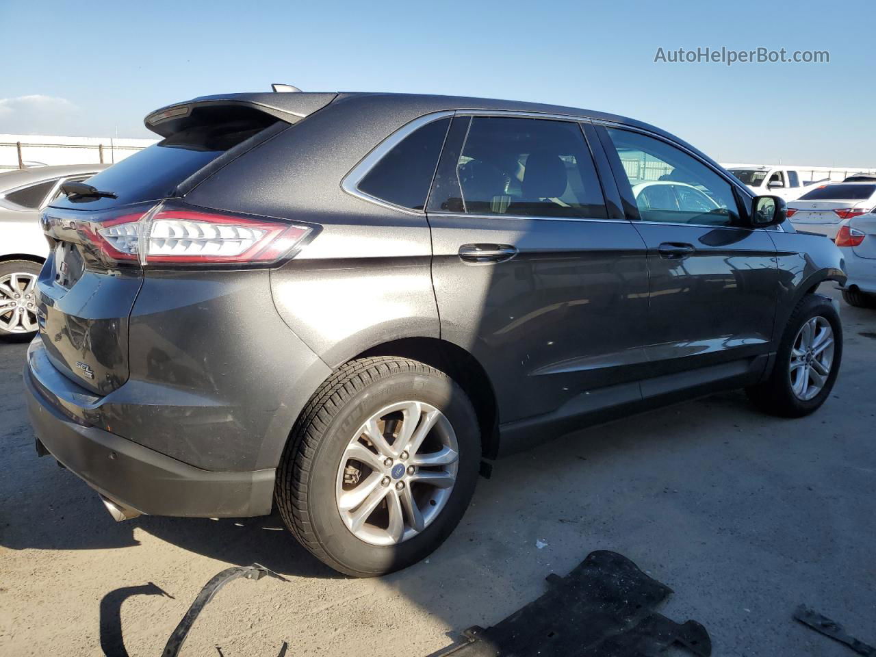 2016 Ford Edge Sel Charcoal vin: 2FMPK4J8XGBB53557