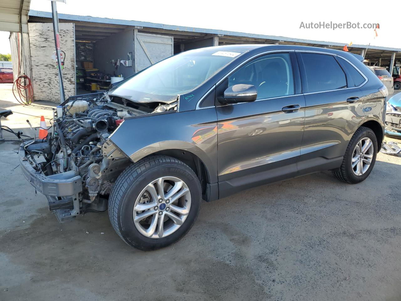 2016 Ford Edge Sel Charcoal vin: 2FMPK4J8XGBB53557