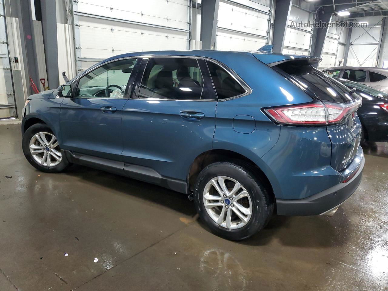 2016 Ford Edge Sel Blue vin: 2FMPK4J8XGBC12980