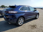 2016 Ford Edge Sel Blue vin: 2FMPK4J8XGBC62231