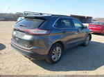 2017 Ford Edge Sel Silver vin: 2FMPK4J8XHBC14097