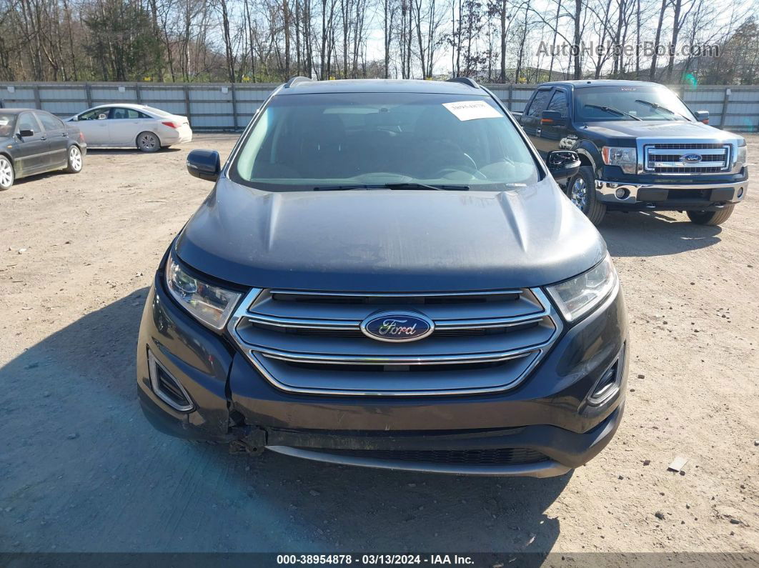 2017 Ford Edge Sel Silver vin: 2FMPK4J8XHBC14097