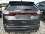 2017 Ford Edge Sel Gray vin: 2FMPK4J8XHBC37380