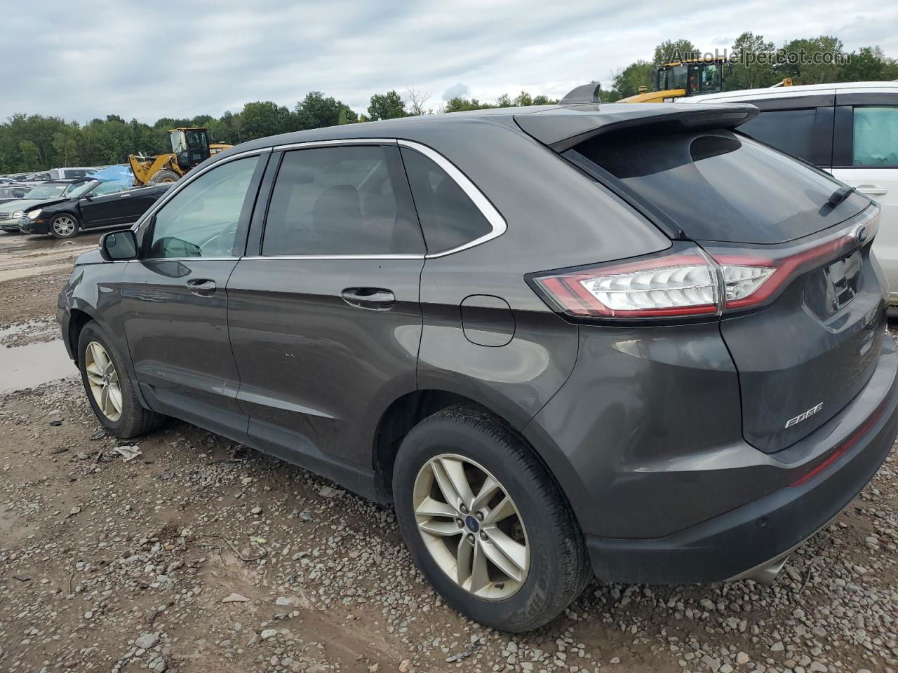 2018 Ford Edge Sel Charcoal vin: 2FMPK4J8XJBB55638