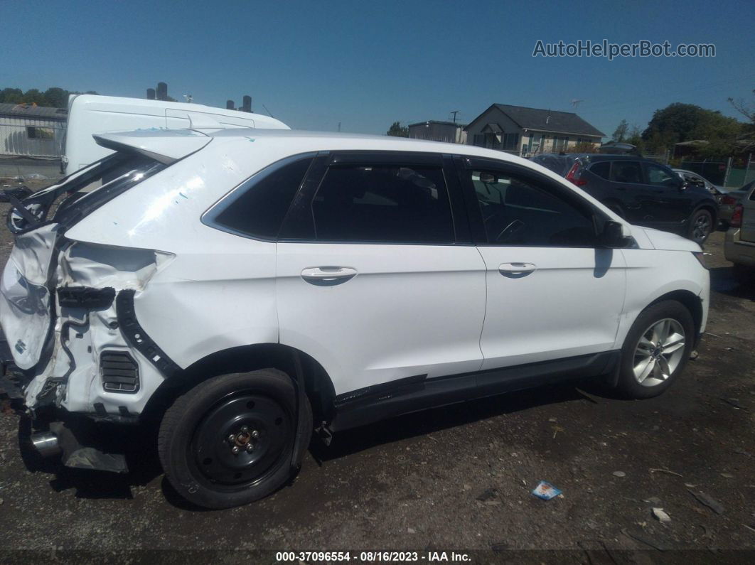 2016 Ford Edge Sel White vin: 2FMPK4J90GBB27820