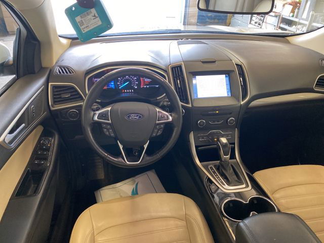 2018 Ford Edge Sel White vin: 2FMPK4J90JBB95851