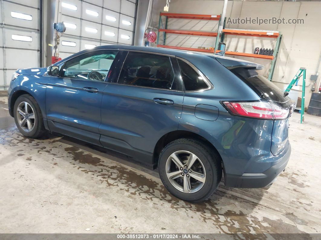 2019 Ford Edge Sel Синий vin: 2FMPK4J90KBB63953