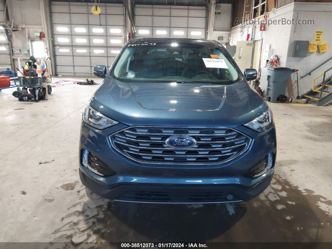 2019 Ford Edge Sel Blue vin: 2FMPK4J90KBB63953