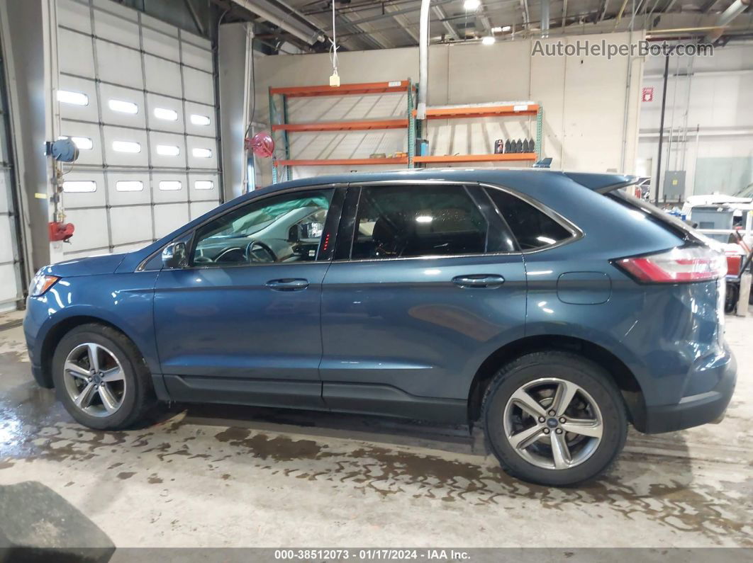 2019 Ford Edge Sel Blue vin: 2FMPK4J90KBB63953