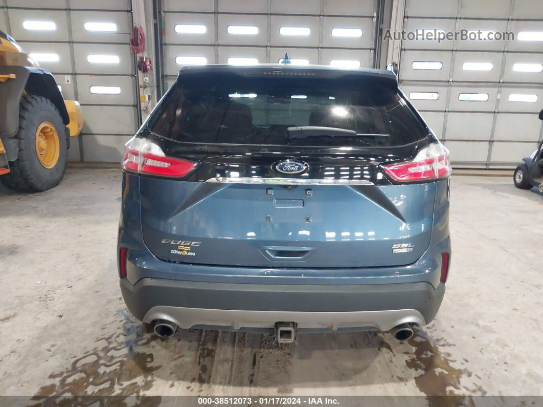 2019 Ford Edge Sel Blue vin: 2FMPK4J90KBB63953