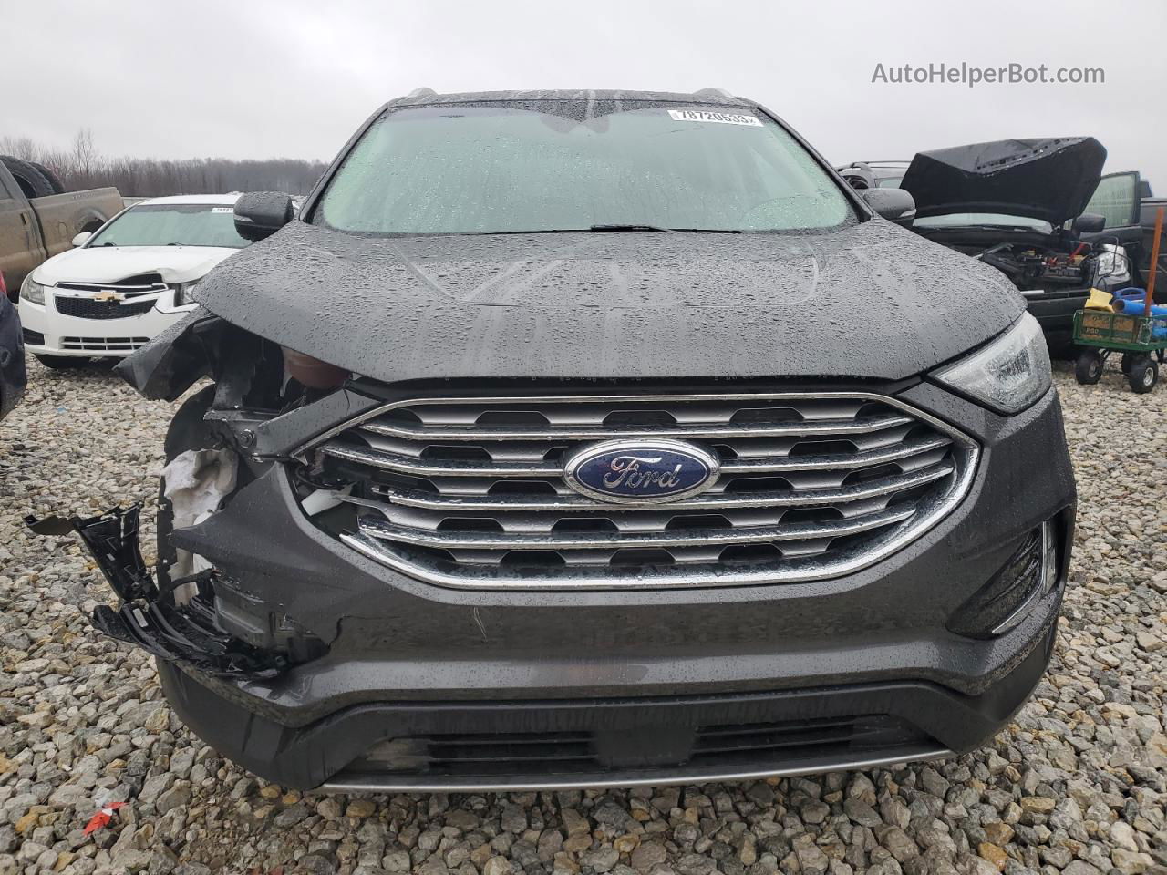 2019 Ford Edge Sel Charcoal vin: 2FMPK4J90KBB68683