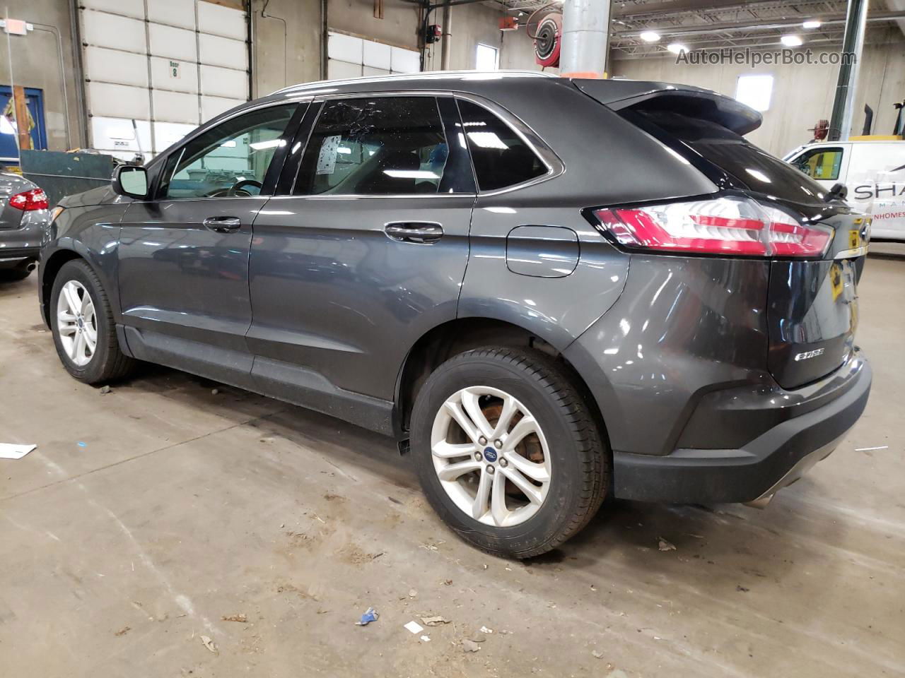 2019 Ford Edge Sel Gray vin: 2FMPK4J90KBB87735