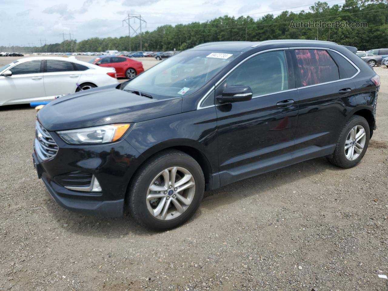 2019 Ford Edge Sel Black vin: 2FMPK4J90KBC03545